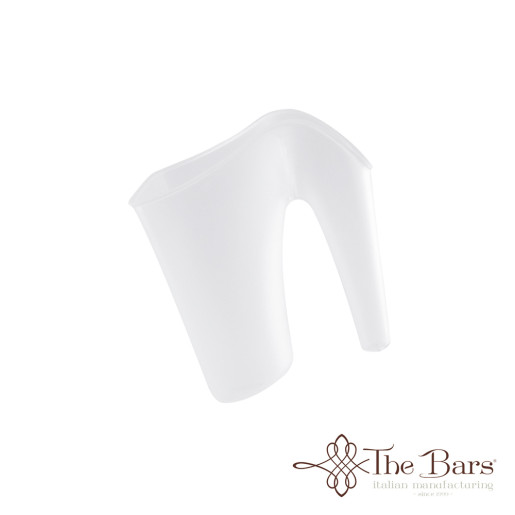 Ergonomic ice scoop clear