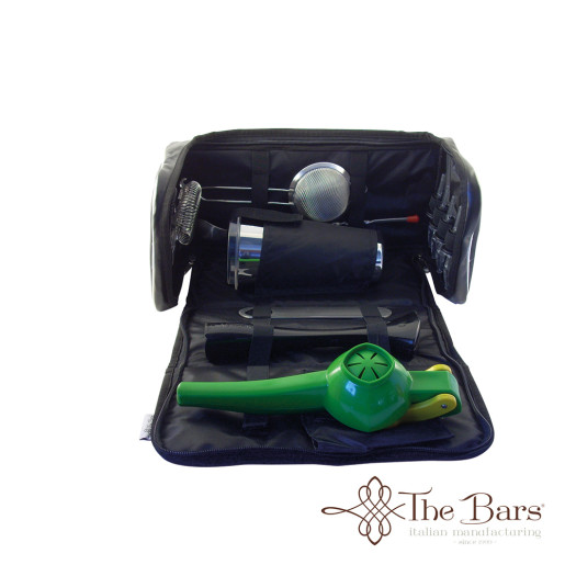 Bartender cube s. leather full lime press green