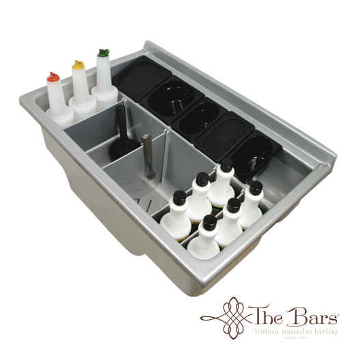 Drink station in abs isolated gray