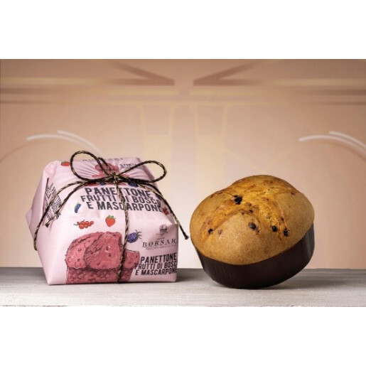 Panettone cu fructe de padure si mascarpone 1000gr