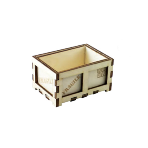Mini shipping box in beech d mm 70x100x55
