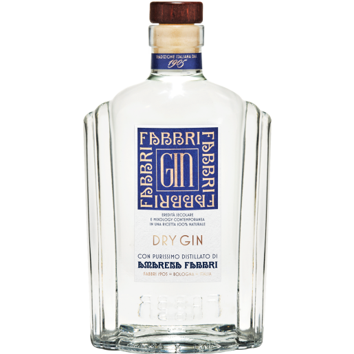 Dry Gin Fabbri alc 41%. 07l