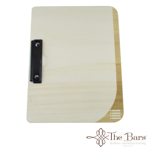 Menu holder wave in beech d mm240X320X4