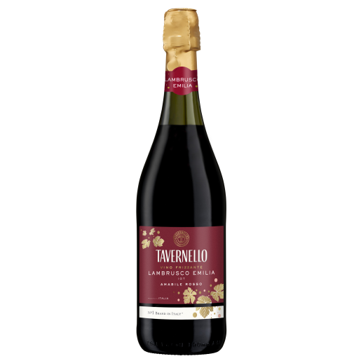 TAVERNELLO LAMBRUSCO ROSU EMILIA IGT AMABILE 0.75L - 8%