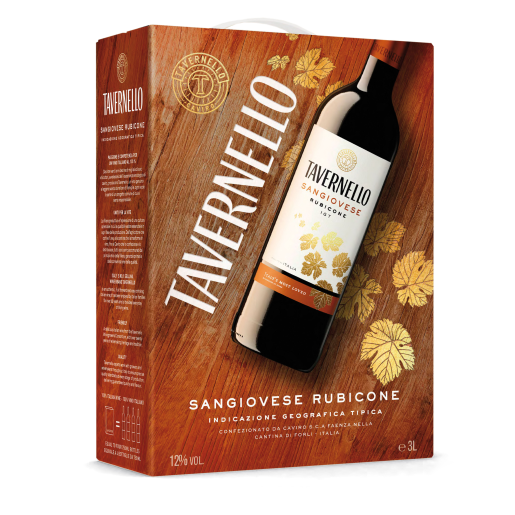 TAVERNELLO VIN ROSU SANGIOVEZE RUBICONE IGT  3 L - 12.50%