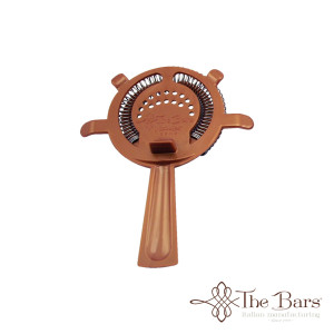 Bar strainer 4 prong copper