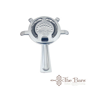 Bar strainer 4 prong in pc silver