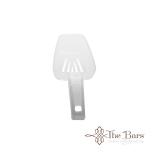 Dry ice scoop clear