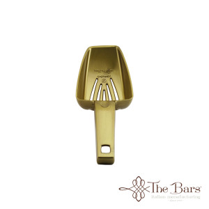 Dry ice scoop gold