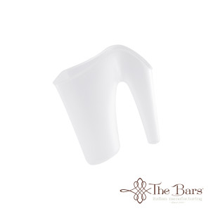 Ergonomic ice scoop clear