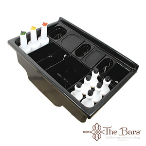 Drink station in abs isolated black