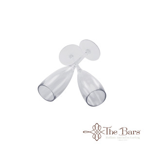 Plastic flute in policarbonate clear