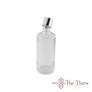 Tube glass bottle 100 ml. w/screw cap