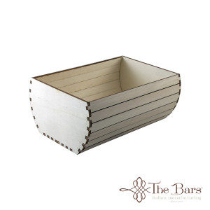 Mini barrel box in beech d mm 140x200x85