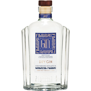Dry Gin Fabbri alc 41%. 07l
