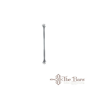 12 pcs hand stirrer abs silver