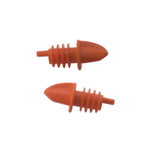 12pcs plastic pour orange