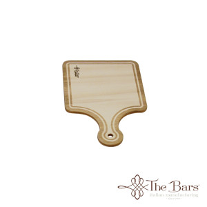 Mini chopping board square wave in beech d - 10 X15.5 cm.