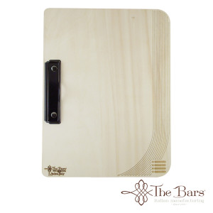 Menu holder roller in beech d mm240X320X4
