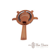 Bar strainer 4 prong copper