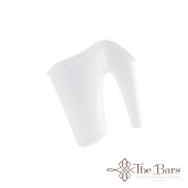 Ergonomic ice scoop clear