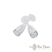 Plastic flute in policarbonate clear