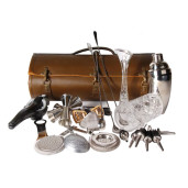 Bartender rool bag leather