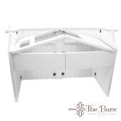 Catering bar station white