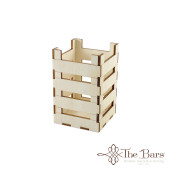 Mini fruit box in beech d mm 80x80x125