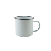 3 pcs white enamel mug 350 ml.