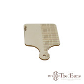 Mini chopping board square roller in beech d - 10X15.5 cm.