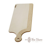 Mini chopping board large vintage in beech d - 10 X 27.5 cm.