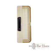 Menu holder vintage in beech d mm120X320X4