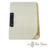 Menu holder wave in beech d mm240X320X4