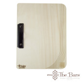 Menu holder roller in beech d mm240X320X4